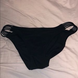 Strappy Black Bikini Bottoms